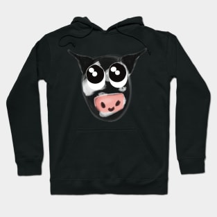 Cute Cartoon Cow Hoodie